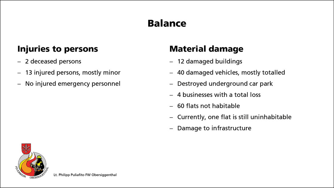 Balance sheet of the incident in Nussbaumen